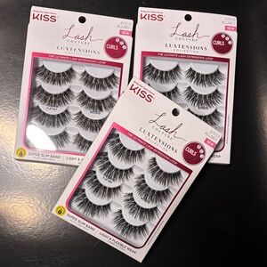 Kiss Lash Couture Luxtensions Volume Full Set - 4pack, 3 boxes